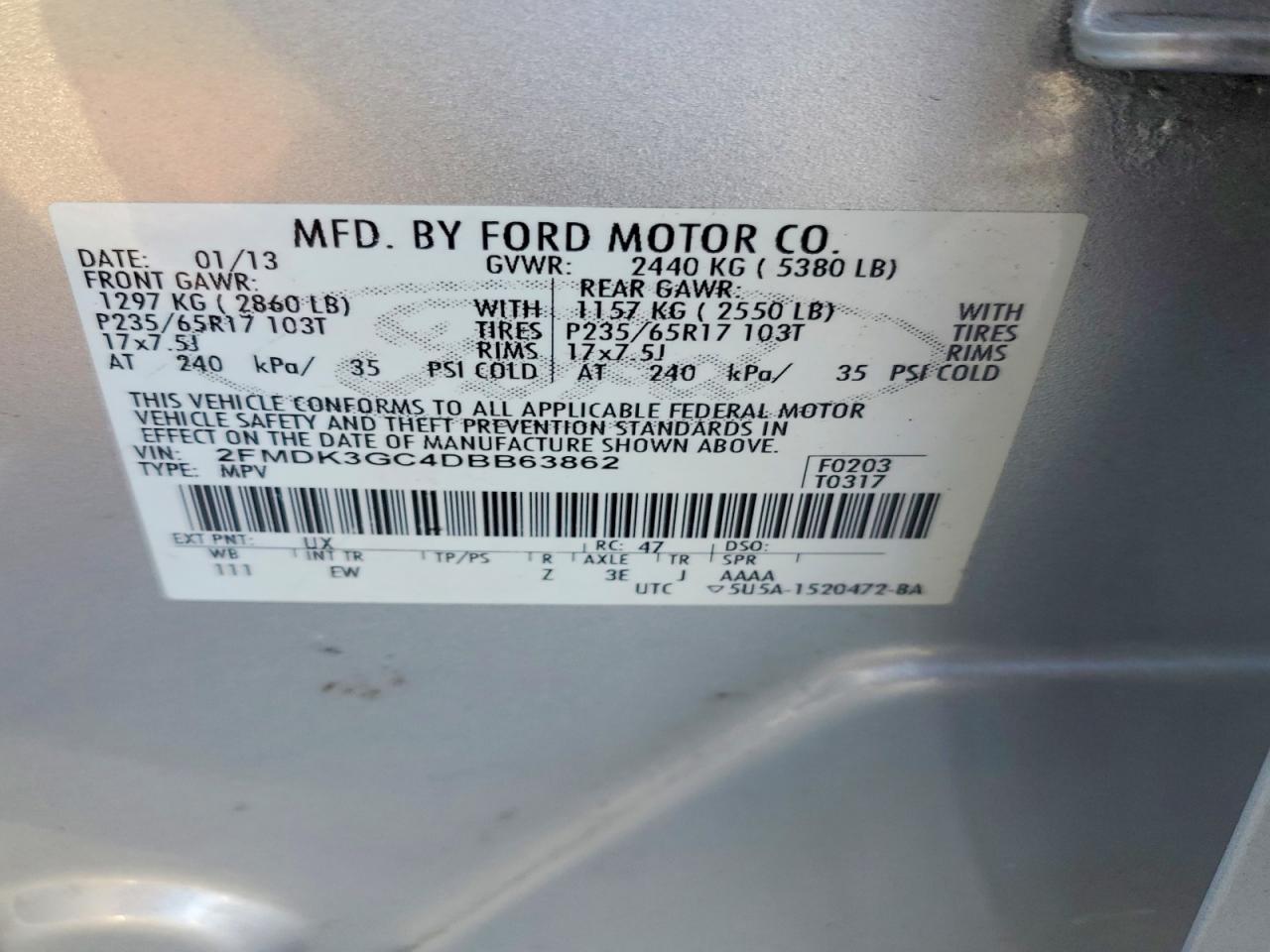 2013 Ford Edge se