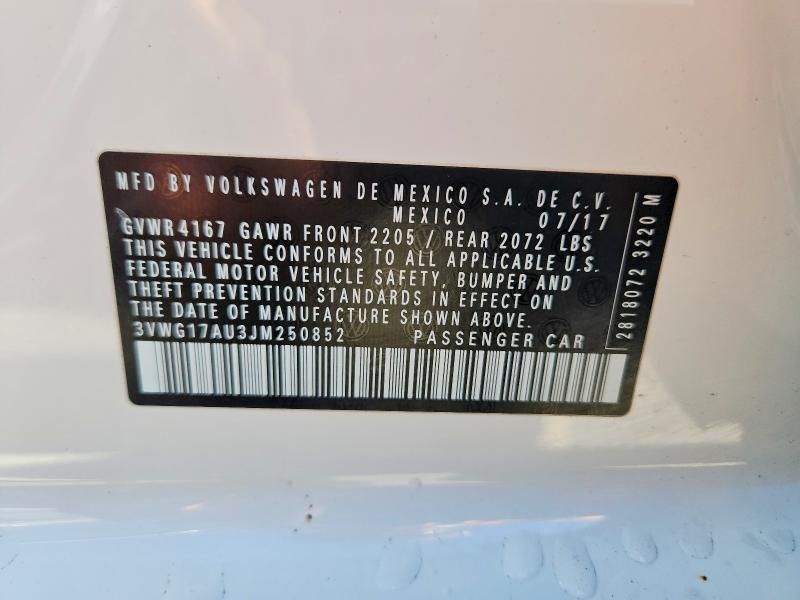 2018 Volkswagen Golf s