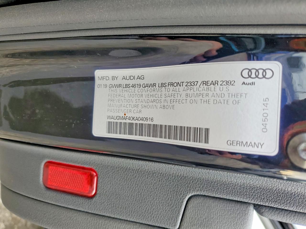 2019 Audi A4 Premium
