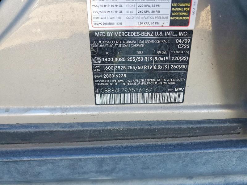 2009 Mercedes-Benz Ml 350