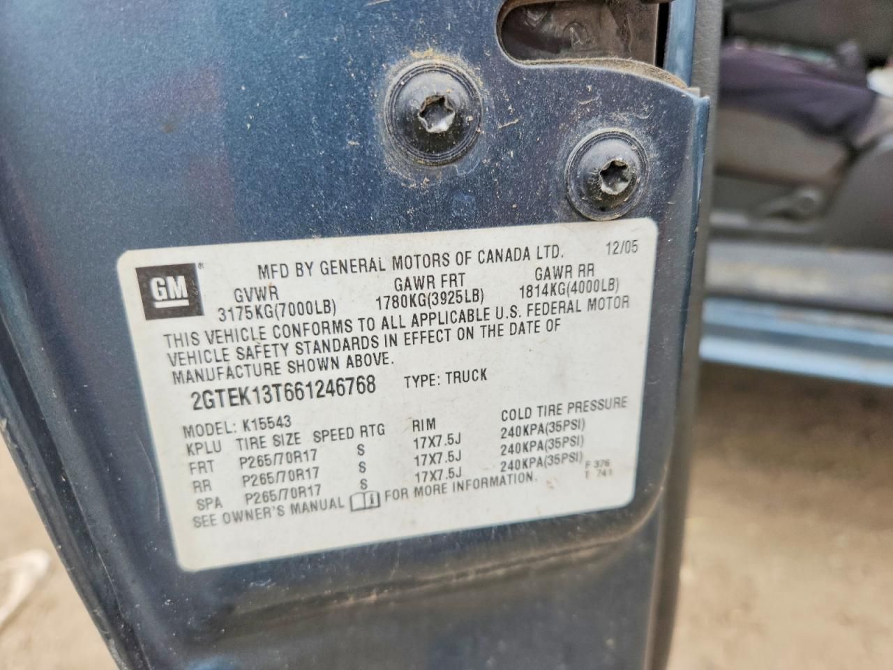 2006 GMC New Sierra K1500