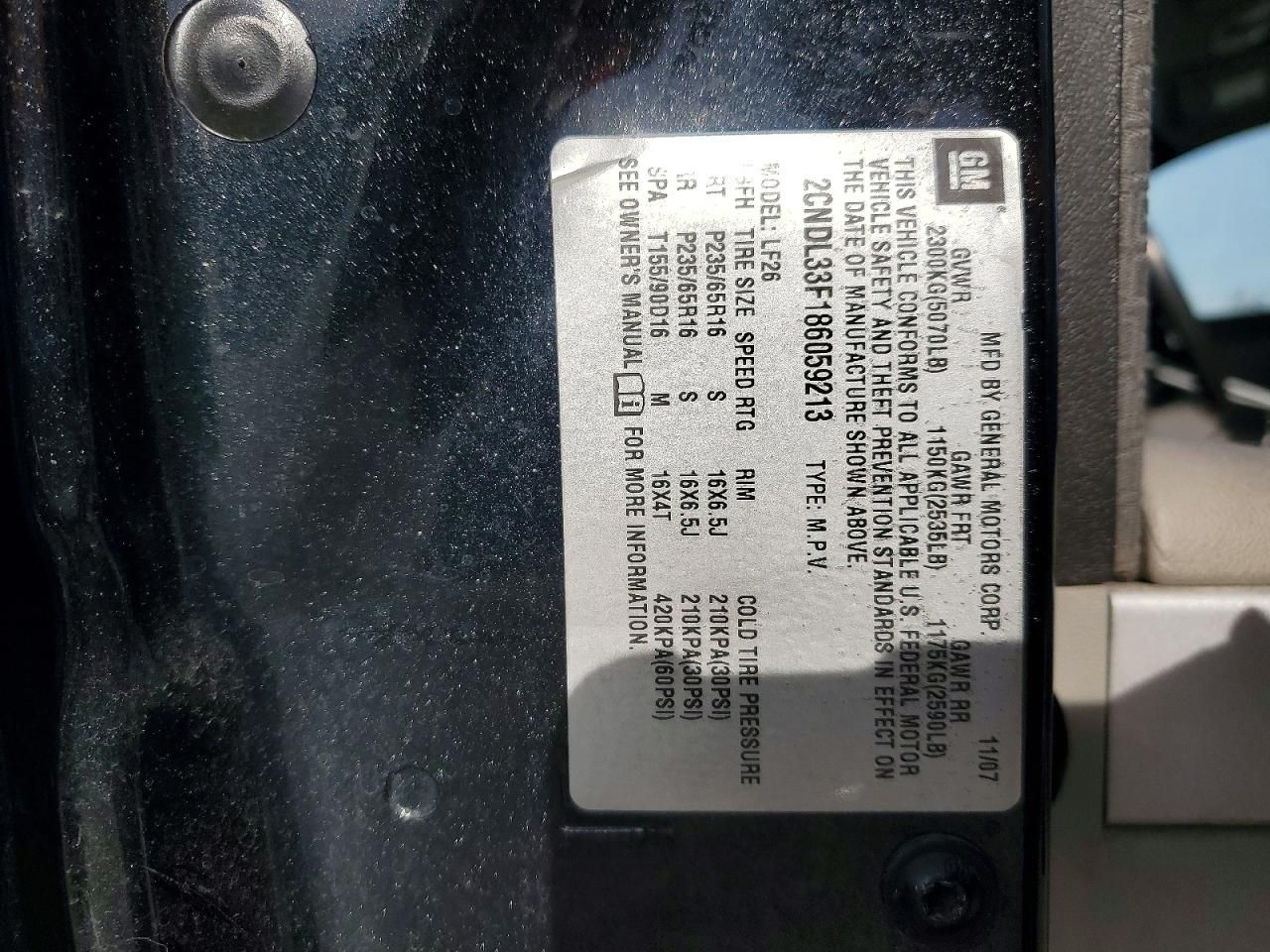 2008 Chevrolet Equinox 4D