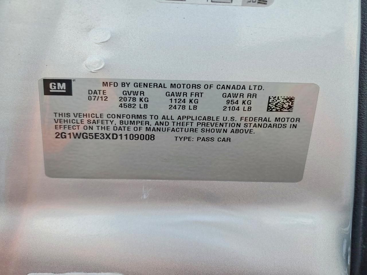 2013 Chevrolet Impala lt