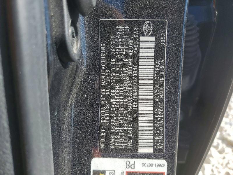 2017 Toyota Camry le