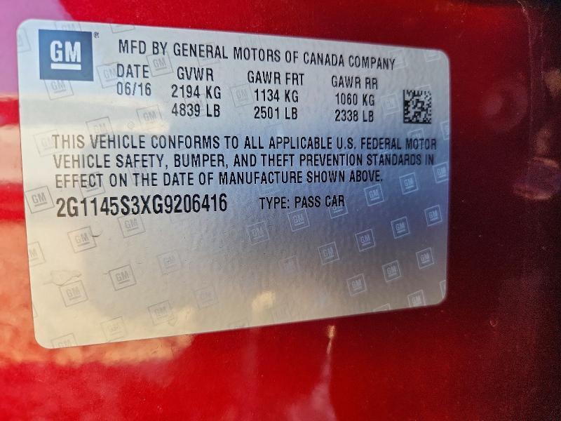 2016 Chevrolet Impala ltz