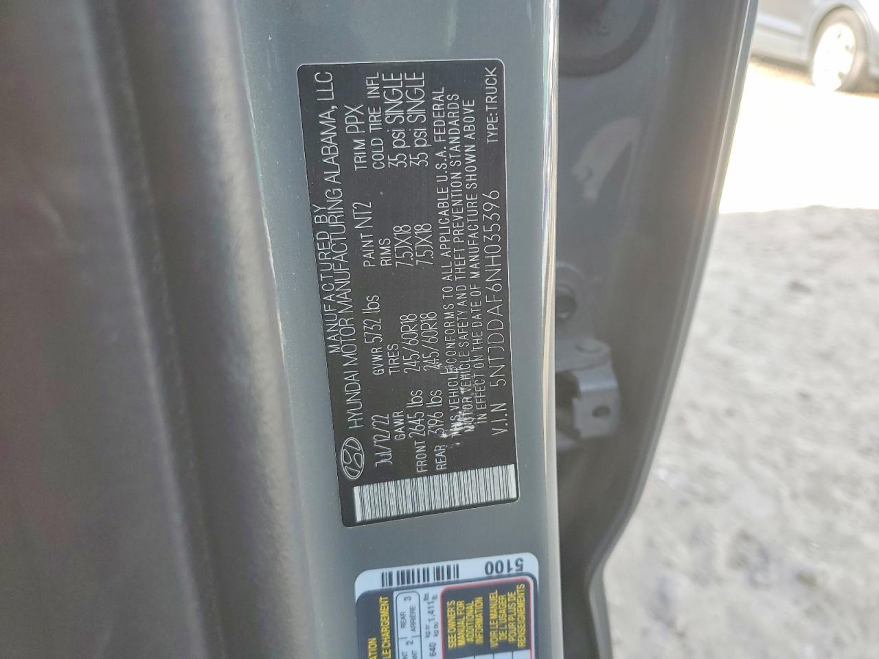 2022 Hyundai Santa Cruz sel Premium