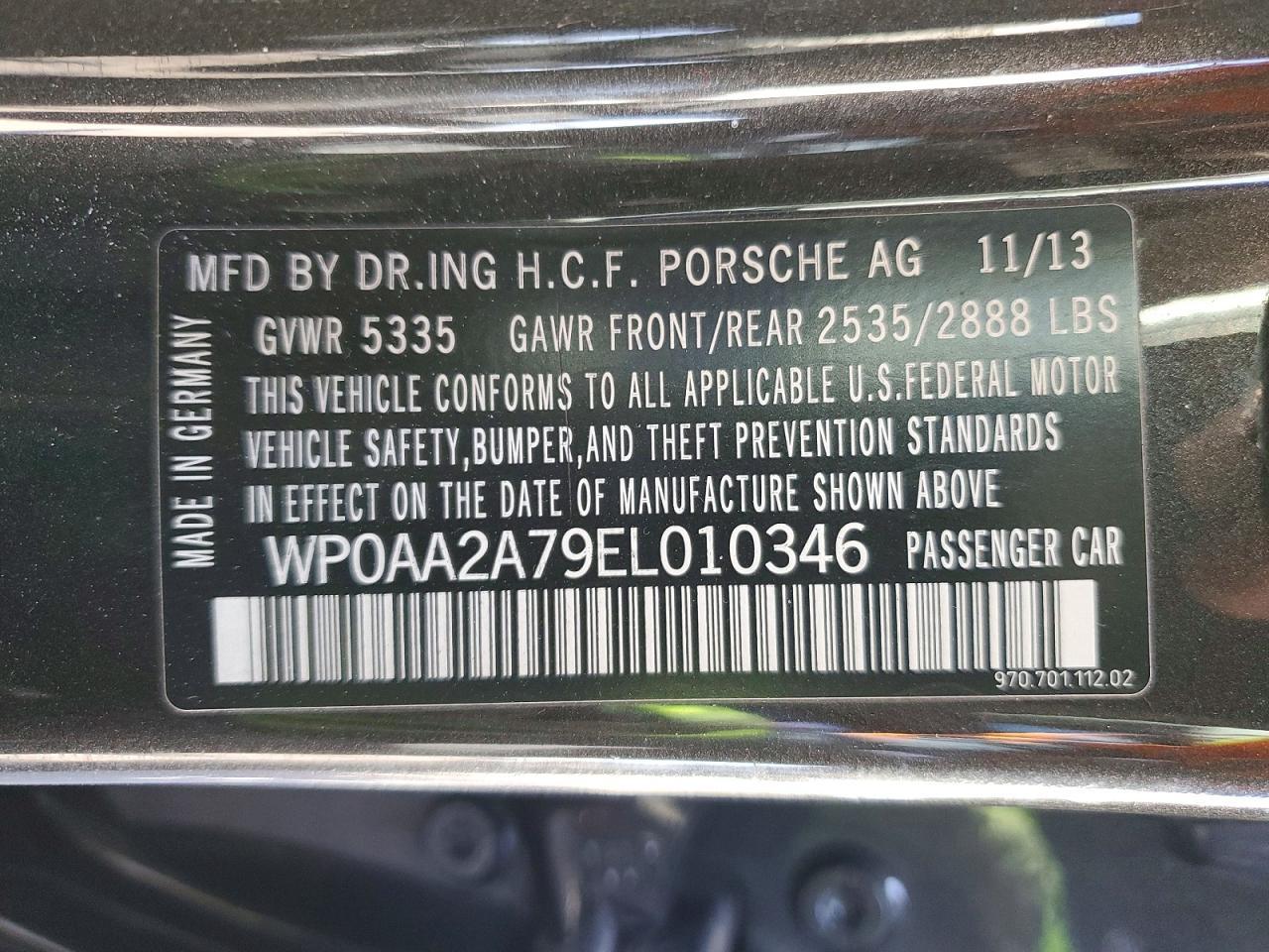 2014 Porsche Panamera 2