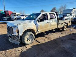 Salvage trucks for sale at Colorado Springs, CO auction: 2024 Ford F350 Super Duty Flatbed Truck