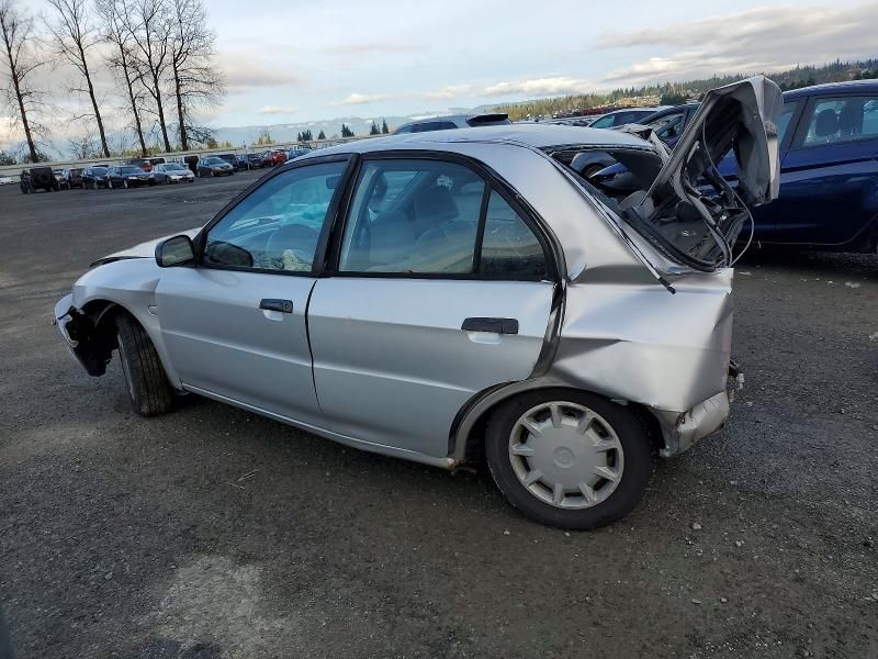 2001 Mitsubishi Mirage es