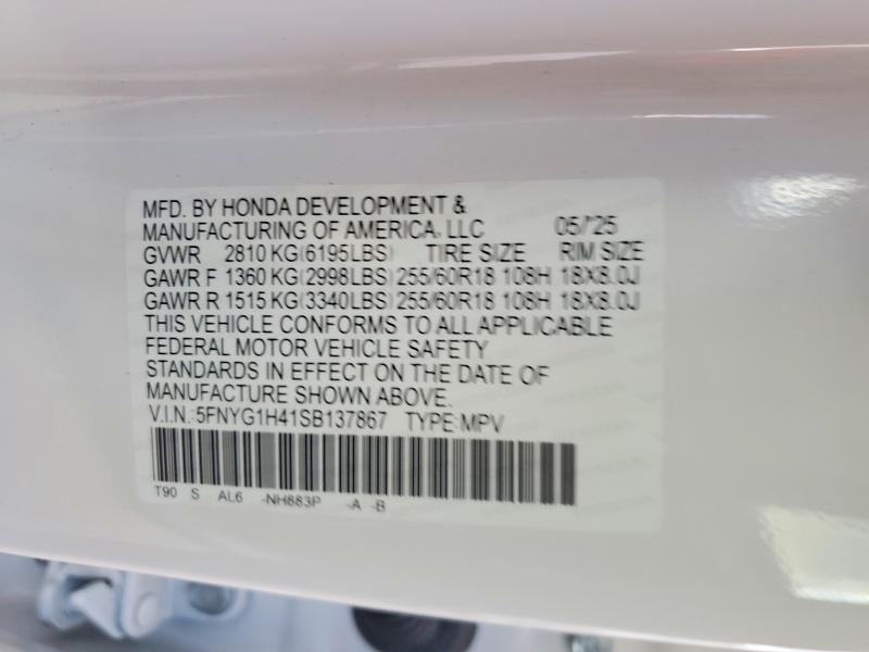 2025 Honda Pilot exl