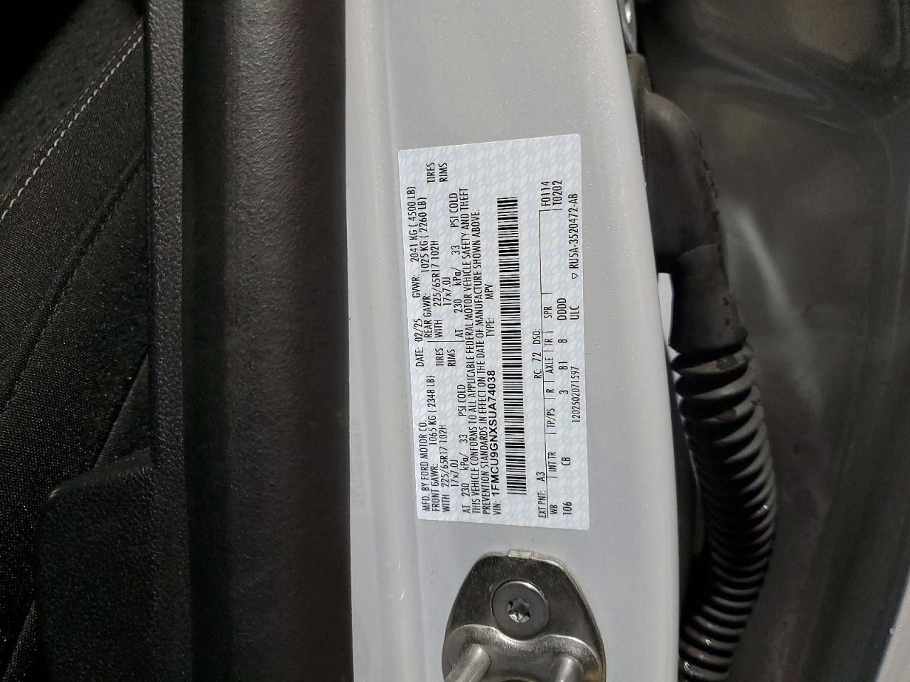 2025 Ford Escape Active