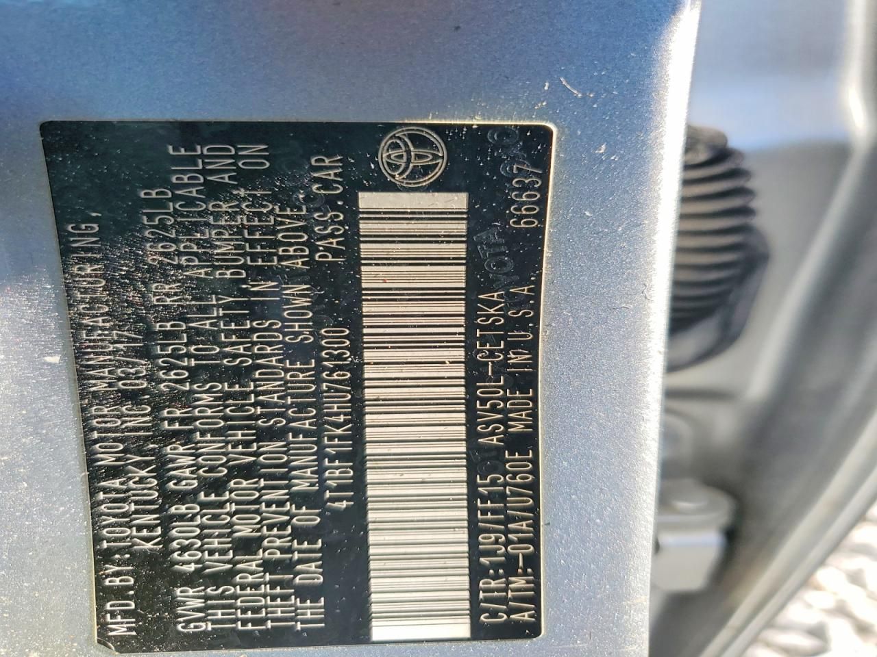 2017 Toyota Camry le