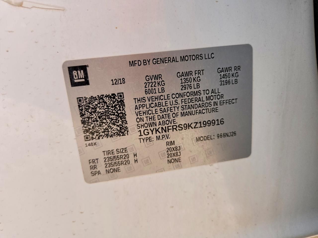 2019 Cadillac XT5 Premium Luxury