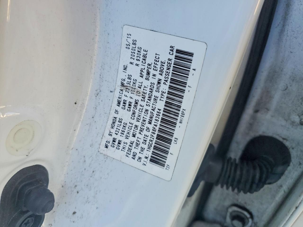 2015 Honda Accord exl