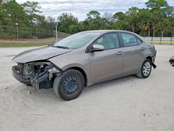 Toyota Corolla salvage cars for sale: 2016 Toyota Corolla l