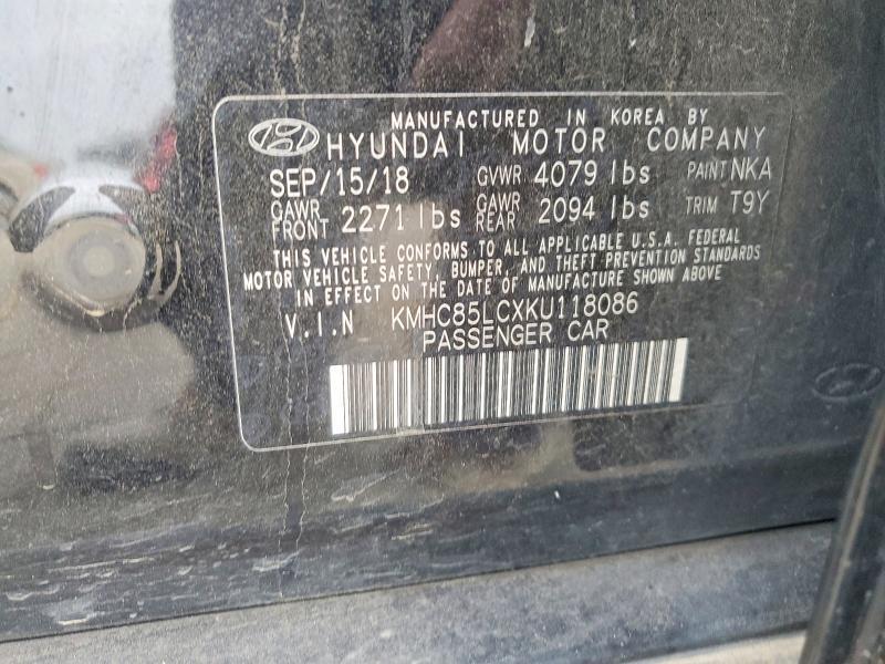 2019 Hyundai Ioniq Limited