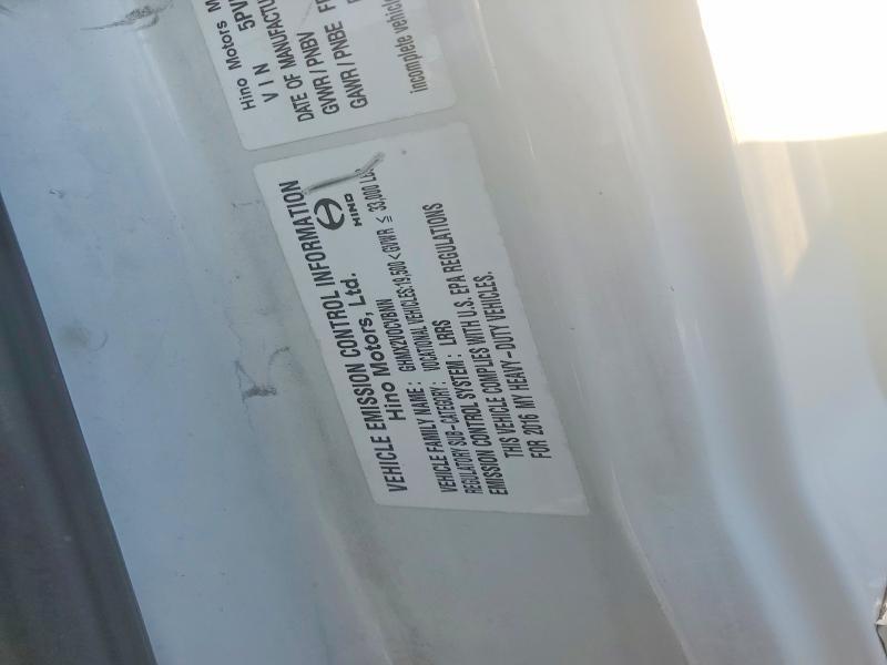 2016 Hino 258LP BOX Truck