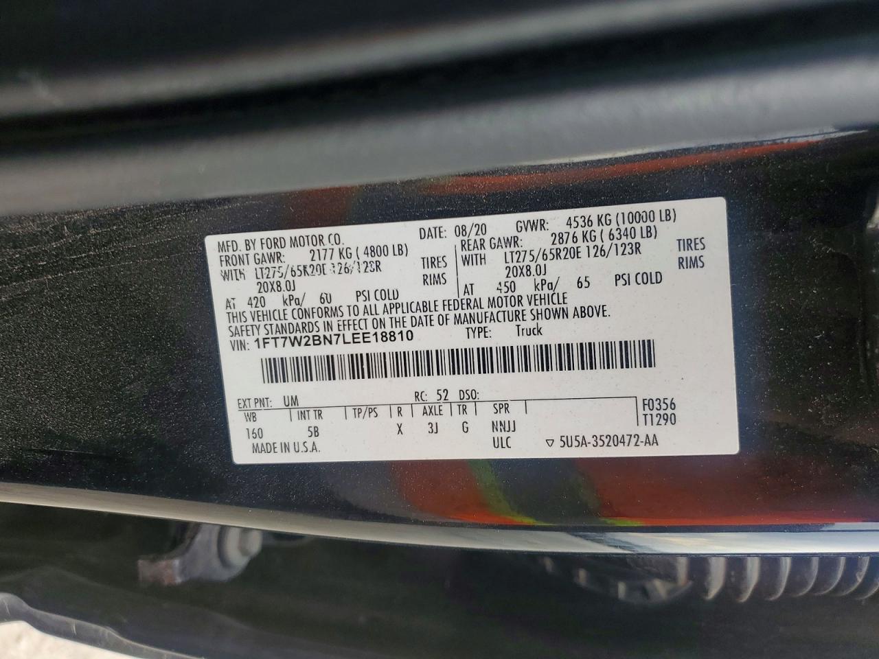 2020 Ford Truck F250 Crew C PU 4X4 C