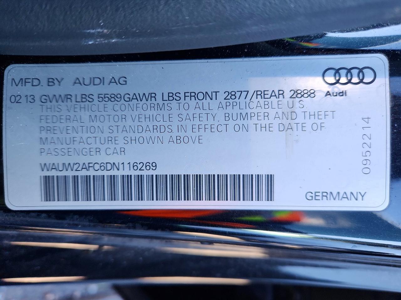 2013 Audi S7 Premium