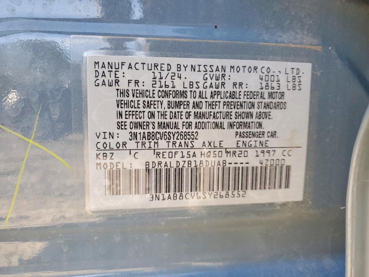 2025 Nissan Sentra sv
