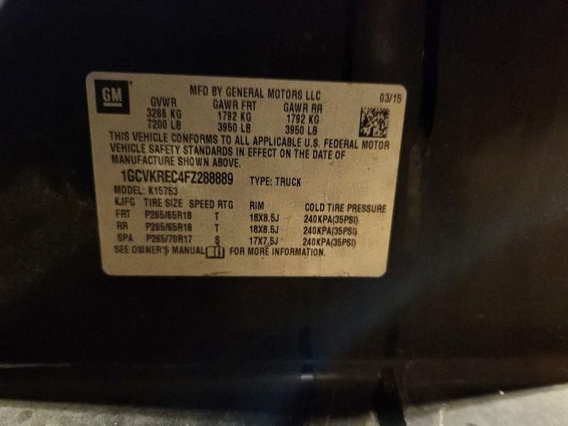 2015 Chevrolet Silverado K1500 lt