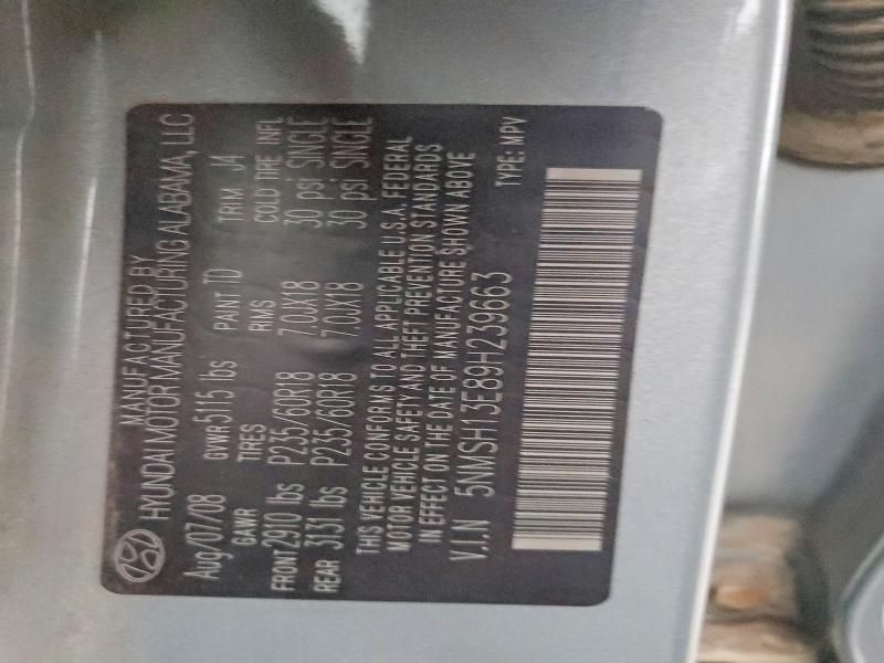 2009 Hyundai Santa fe se