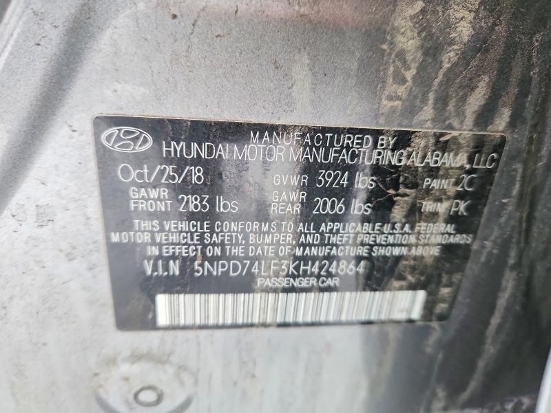 2019 Hyundai Elantra se