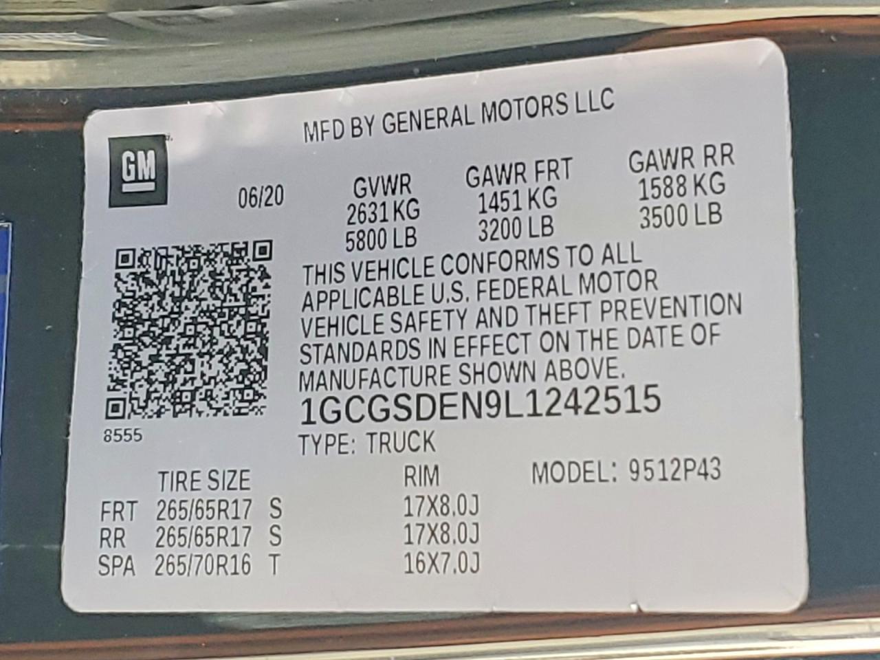 2020 Chevrolet Colorado Z71