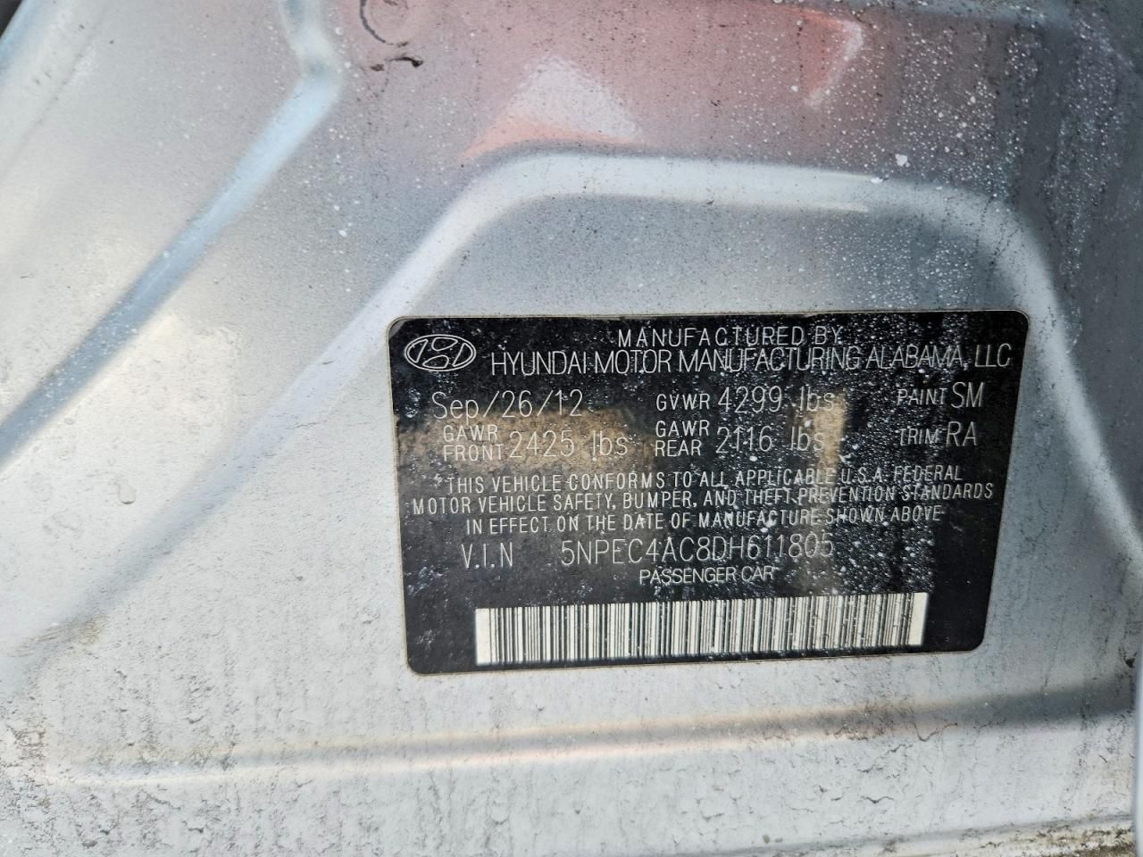 2013 Hyundai Sonata se