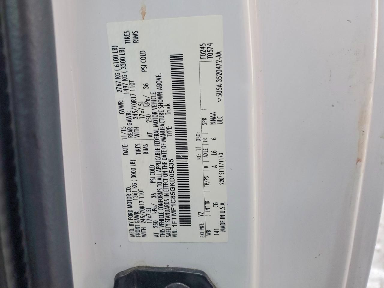 2016 Ford F150