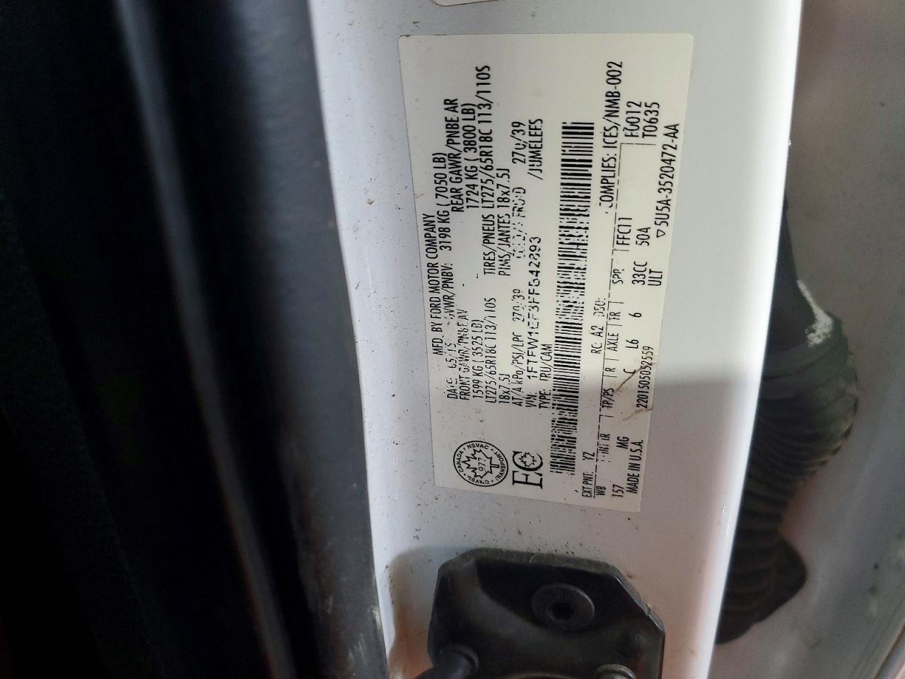 2015 Ford F150 Supercrew