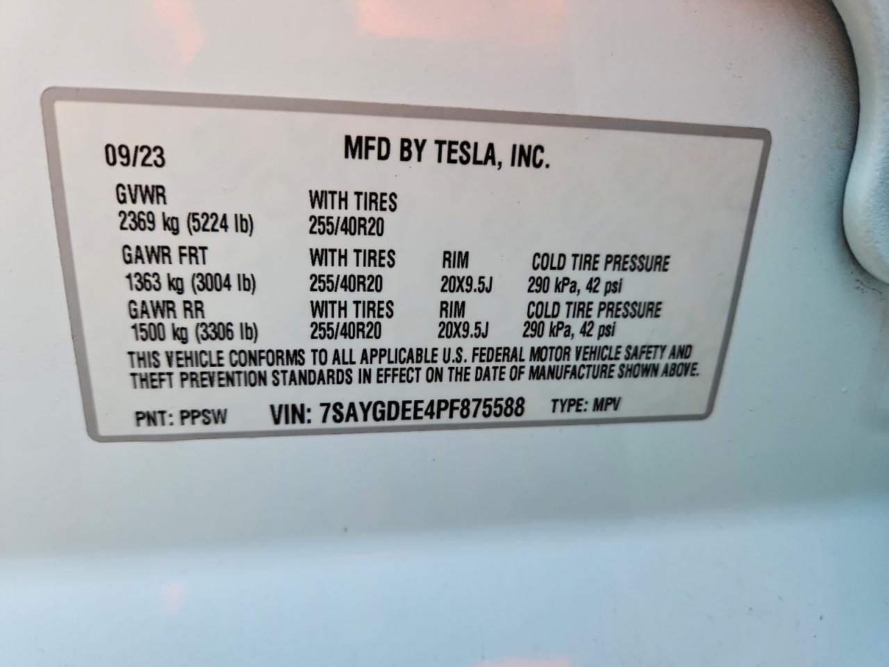 2023 Tesla Model y