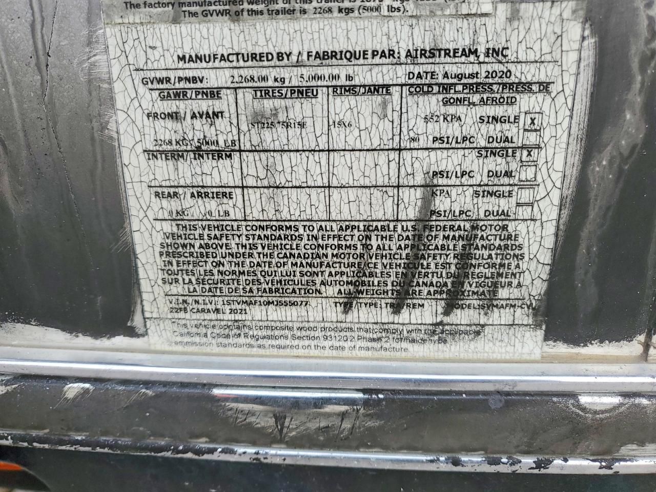 2021 Airstream Safari