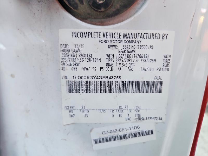 2016 Ford F550 Super Duty Utility / Service Truck