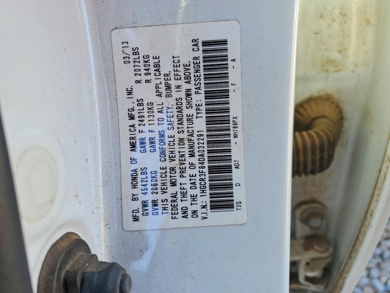 2013 Honda Accord exl