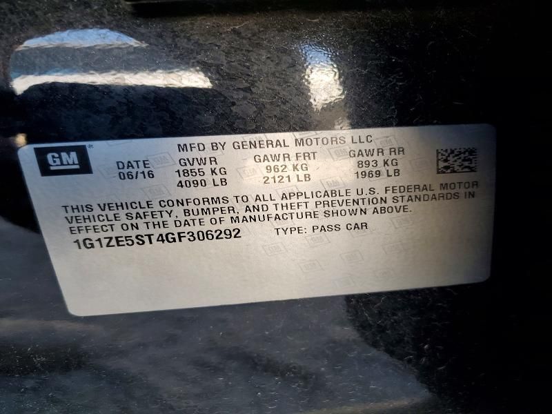 2016 Chevrolet Malibu lt