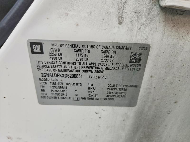 2016 Chevrolet Equinox ltz