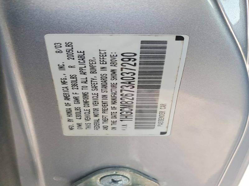 2003 Honda Accord ex