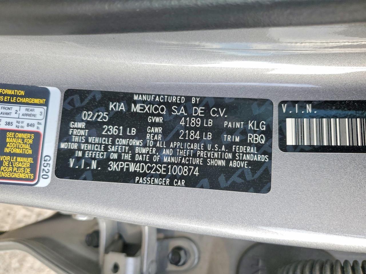 2025 KIA K4 Gt-line Turbo