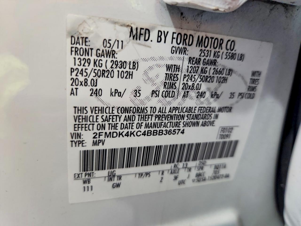 2011 Ford Edge Limited