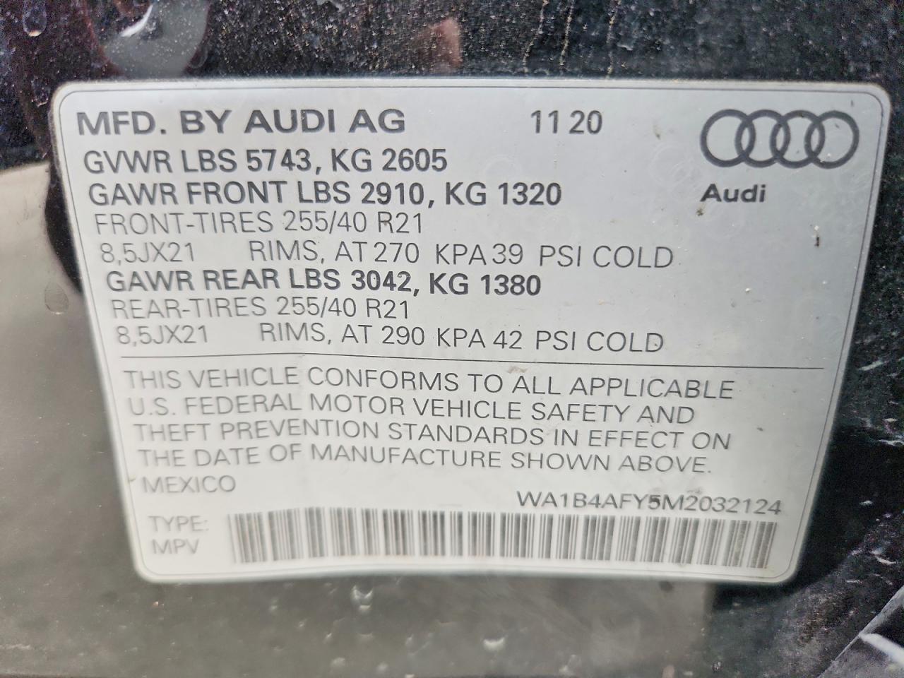 2021 Audi SQ5 Premium Plus