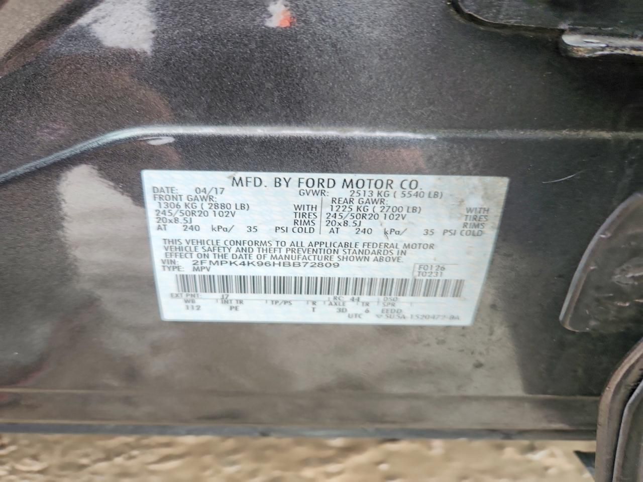 2017 Ford Edge Titanium