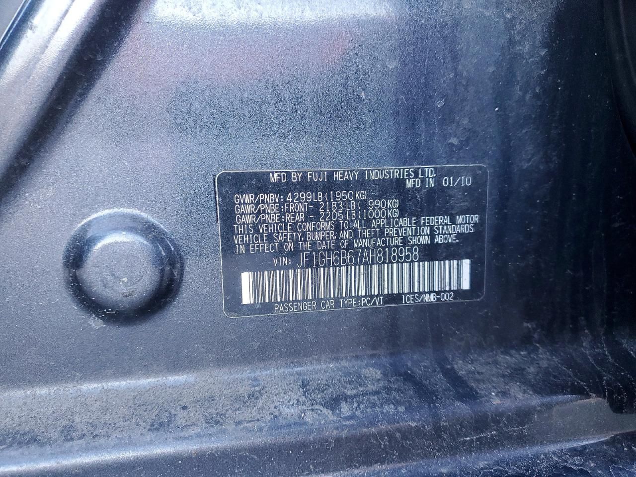 2010 Subaru Impreza 2.5i Premium