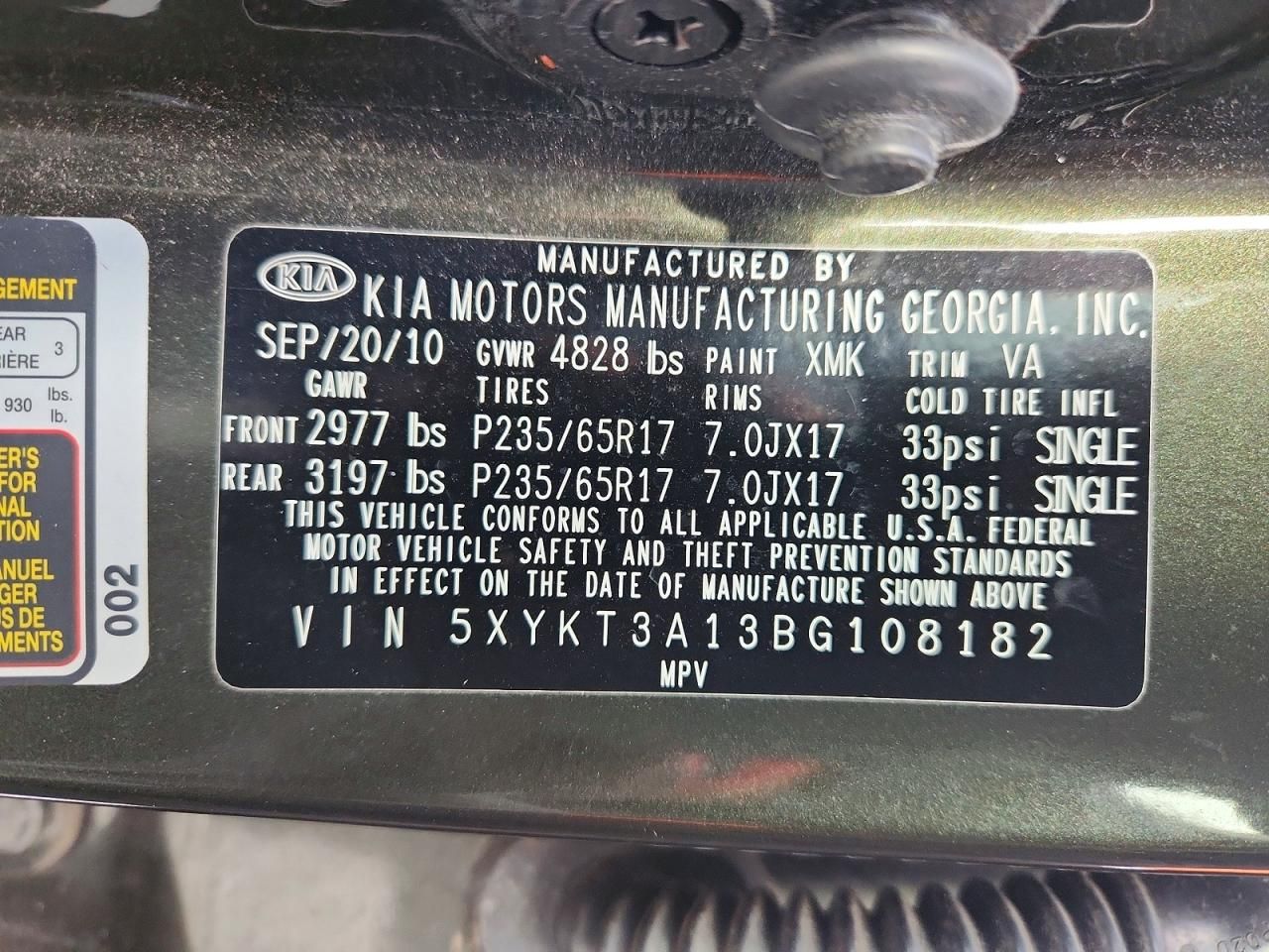 2011 KIA Sorento Base