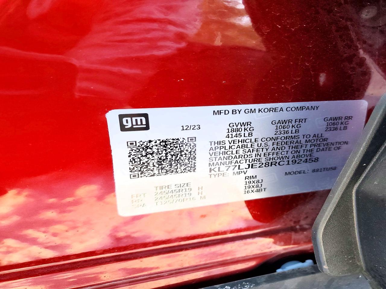2024 Chevrolet Trax 2RS