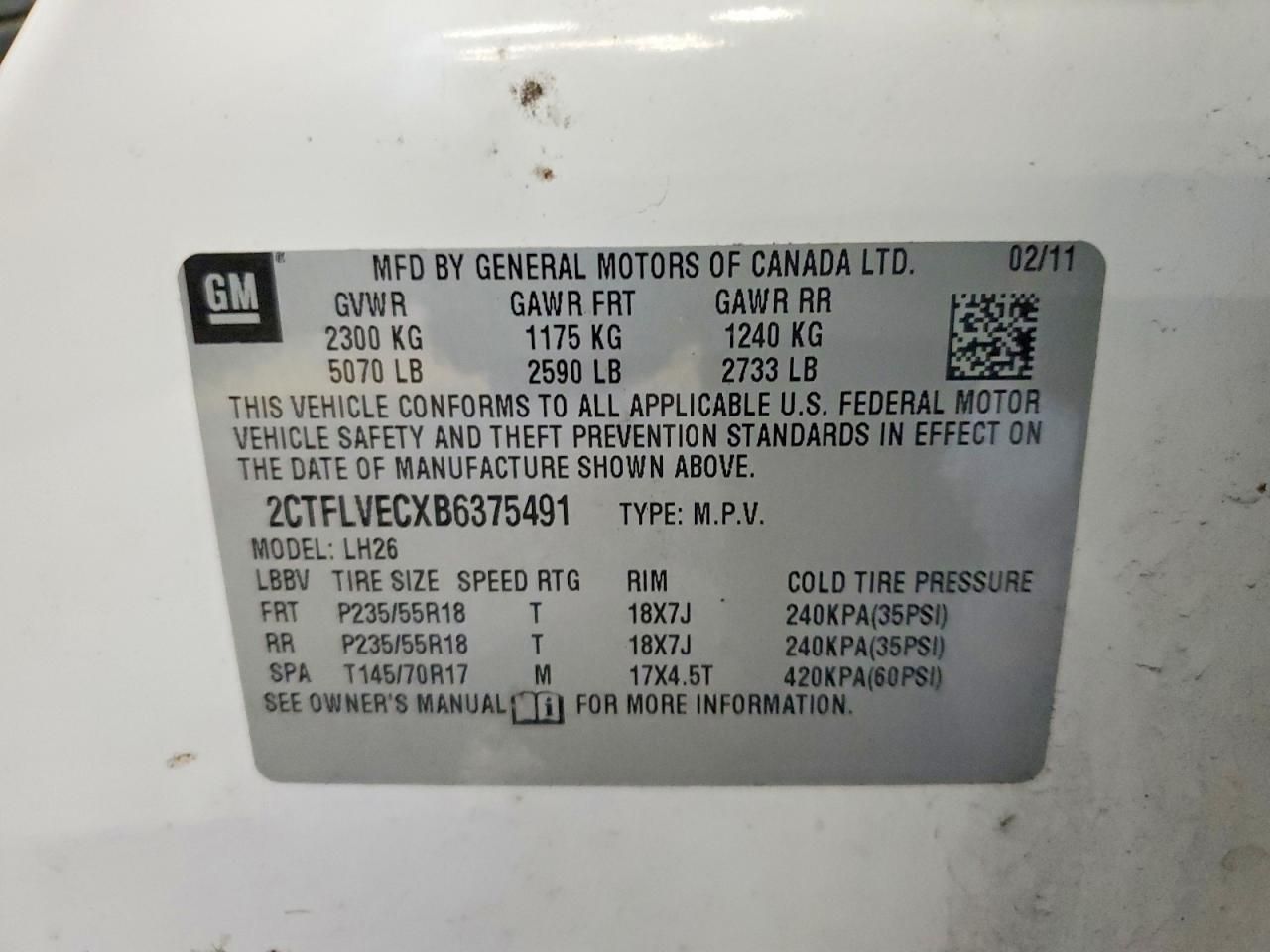 2011 GMC Terrain slt