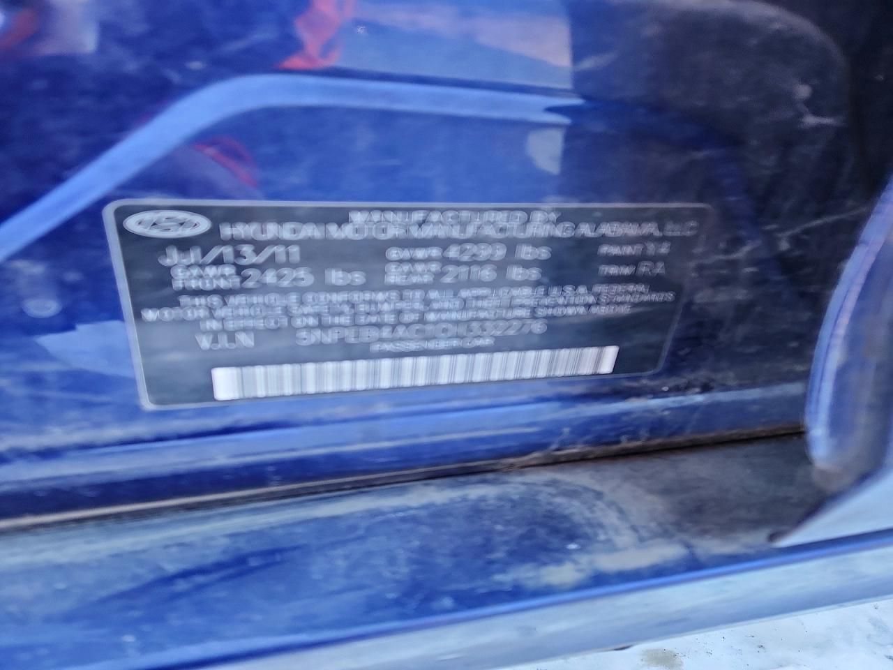 2012 Hyundai Sonata gls