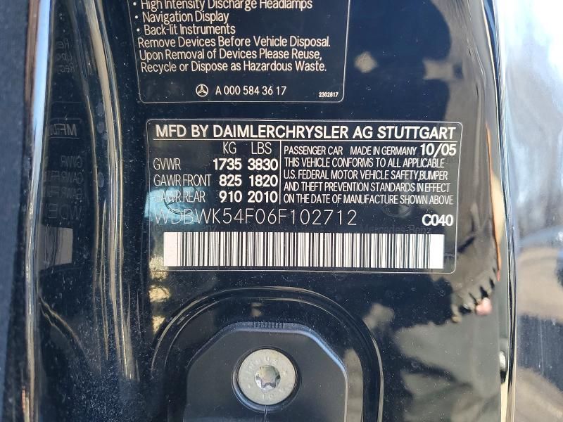 2006 Mercedes-Benz Slk 280