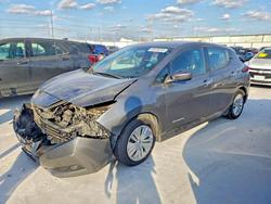 Salvage cars for sale from Copart Haslet, TX: 2019 Nissan Leaf s
