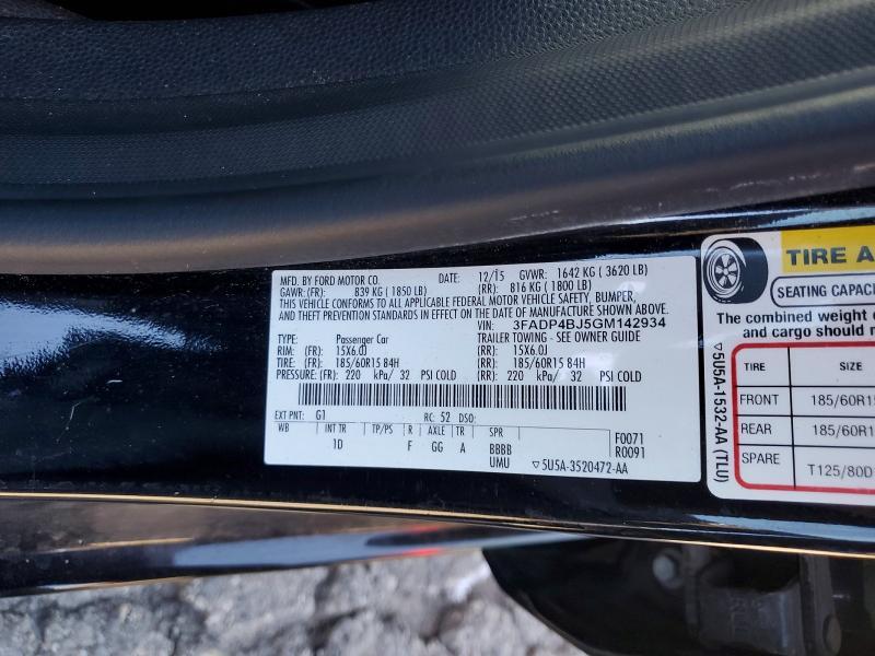 2016 Ford Fiesta se